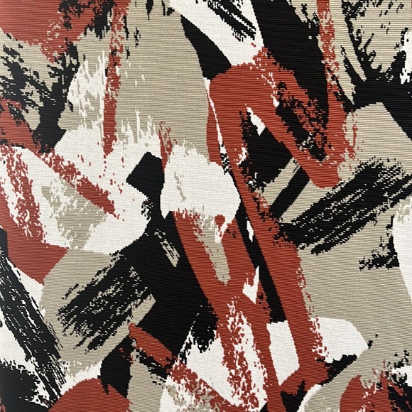 Zara NWT Abstract Print Midi Dress Size M - Picture 3 of 10